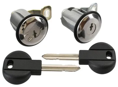 Produktbild von Peugeot Partner 96-08 Schlosseinsatz, 2 Stück, mit Loch