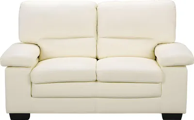 Produktbild von Vente-unique MIMAS II, Lawson sofa, Wohnzimmer, Elfenbein, 2 Sitz(e), Elfenbein, Leder