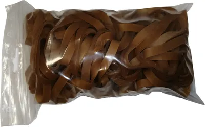 Produktbild von 100 g Gummiringe natur 40 mm Ø 1,2 x 5 mm breit
