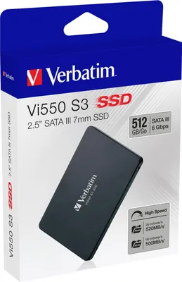 Obrázok produktu pre Verbatim Vi550 2,5 SSD 512 GB SATA III