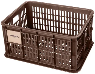 Zdjęcie produktu dla skrzynka rowerowa z recyklingu S 17,5 litra brązowa - 21115