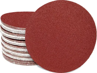 Produktbild von 50x Klett Schleifscheiben Korn 150 | K150 | P150 | 125 mm Exzenter Schleifpapier