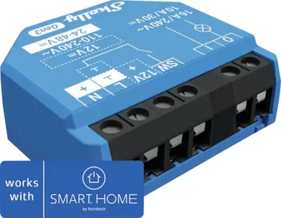Produktbild von Shelly 1 Gen3 - Kompatibel mit SMART HOME by hornbach