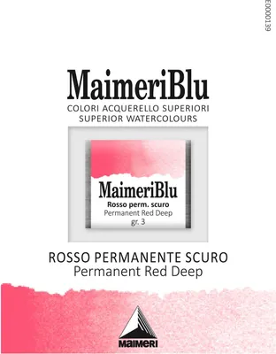 Produktbild von Maimeri Blu Aquarellfarbe Permanent Red Deep 253 1,5 ml 1 stk