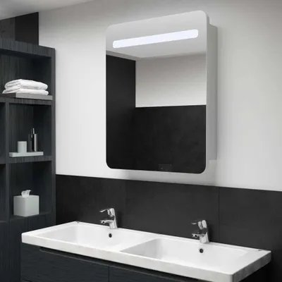 Produktbild von The Living Store LED-Spiegelschrank 60x11x80 cm