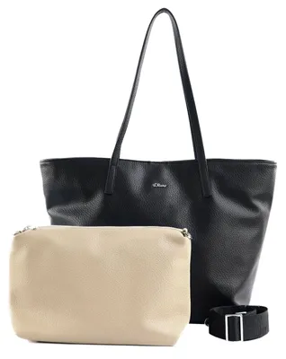 Produktbild von s.Oliver Schultertasche Shoulder Bag Grey / Black schwarz