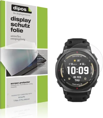 Immagine prodotto di 6x Pellicola Protettiva per Amazfit T-Rex 3 Pro 44mm Protezione Schermo Antiriflesso dipos