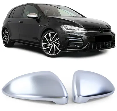 Für VW Golf 7 2012- Silber Matt Spiegel Gehäuse komplette Gehäuse LINKS RECHTS in der Farbe Silber von Carparts-Online GmbH