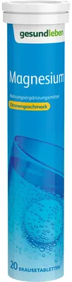 Immagine prodotto di Gesundleben Magnesio 187,5 mg, compresse effervescenti, 20 compresse effervescenti