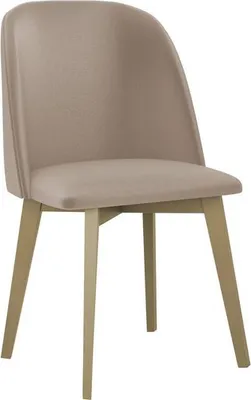 Image de Chaise de cuisine rembourrée AFTON 5 - chêne Sonoma / beige