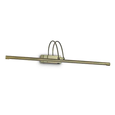 Produktbild von Zeitgenössische Wandleuchte Bogen Metall Messing brüniert Led 8W Warmes Licht