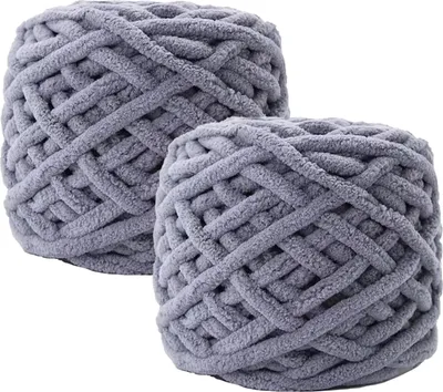 Image de Fil à coudre super doux 180 g | Tricot grossier et crochet pour écharpes, bonnets, couvertures et coussins
