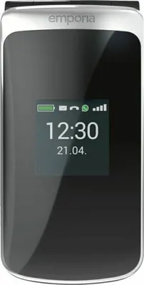 A front view of an Emporia TOUCHsmart.2 mobile phone.