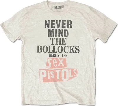 Produktbild von Pistols Bollocks Distressed Natural 2XL T-Shirt