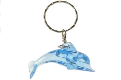 Zdjęcie produktu dla brelok do kluczy delfin junior 4,5 cm niebieski