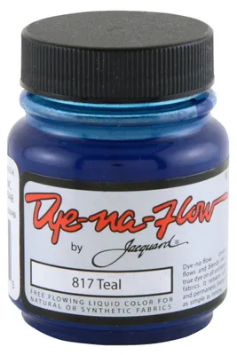 Flüssige Textilfarbe Türkis, 2,25 oz