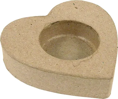 Produktbild von décopatch Pappmaché-Teelichthalter naturbraun