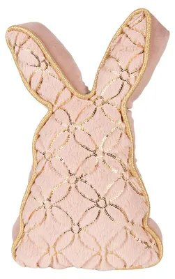 Productafbeelding van Clayre & Eef Deurstopper, konijn, 20x7x31 cm, roze, polyester