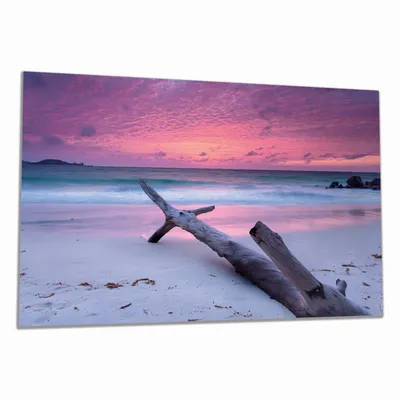 Produktbild von Wallario Herdabdeckplatte aus Glas, Größe 90 x 52 cm 1-teilig, Motiv Abendhimmel bei Sonnenuntergang