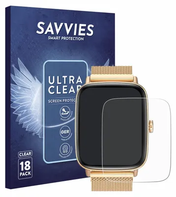 Produktbild von 18x Für aeac 2026 1.85" Schutzfolie Savvies Displayschutz Display Schutz Folie Klar Transparent