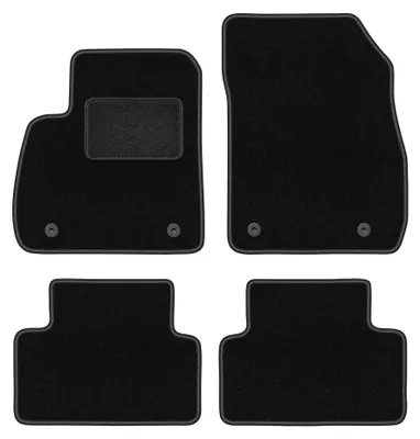 Immagine prodotto di Tappetini in moquette per Opel Zafira C 2012-2018 (monovolume) – set 4 pezzi, neri, su misura – Wielganizator LUX