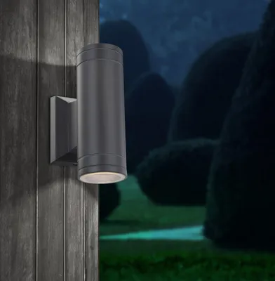 Produktbild von Globo Lighting|Außenleuchte Aluminium Druckguss grau, 2x GU10 LED
