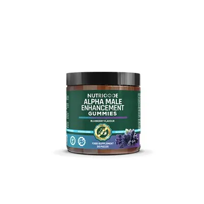 Image de Alpha Male Enhancement Gummies 120 g NUTRICODE SANS SUCRES AJOUTÉS
