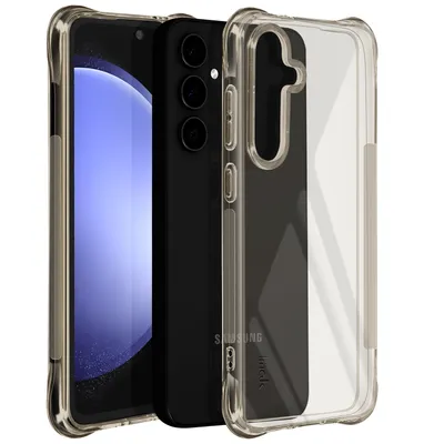 Produktbild von iMak, Stoßfeste Hülle für Samsung Galaxy S24 FE Silikon Verstärkte Ecken, Schwarz transparent