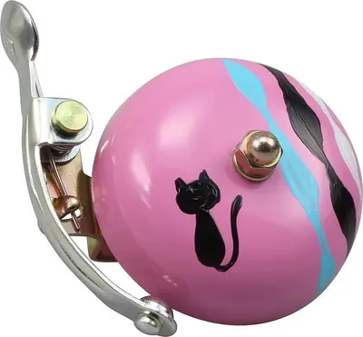 Produktbild von Fahrradklingel - Handbemalte Suzu Stahlbandhalterung - Neko - Crane Bell