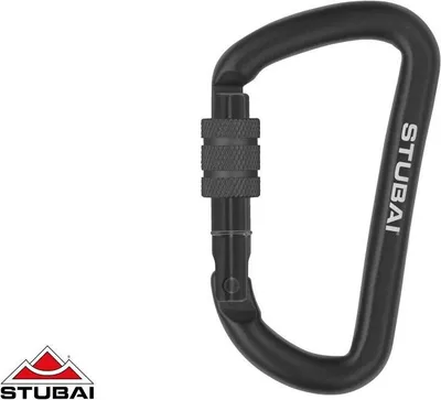 Produktbild von STUBAI Material-Karabiner | ACESSORY Minikarabiner mit Schraubsicherung | Schraubkarabiner | Schwarz | Blau | Orange | Rot | Accessoire-Karabiner | für Camping, Wandern, Outdoor| Schlüsselanhänger
