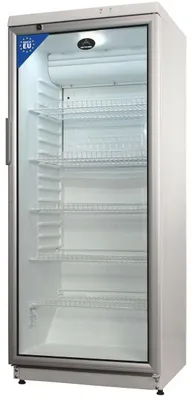 Produktbild von Gastro Getränkekühlschrank | Flaschenkühlschrank | Gewerbekühlschrank | 1 Glastür | Schwarz | 290 Liter | -2 bis +14 °C