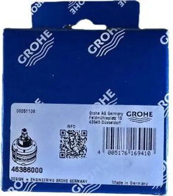 Produktbild von Grohe Ectos / Taron / Tenso Keramik-Kartusche 56 mm für Einhand-Wannenbatterie - 46386000
