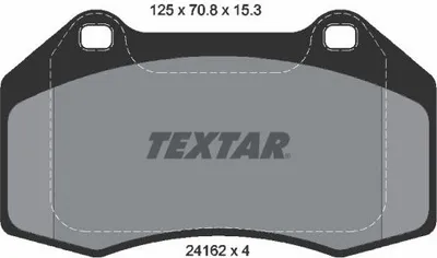 Produktbild von Textar Bremsbeläge vorne für Renault Clio III Megane II III Coupe CC 2,0 + 16V