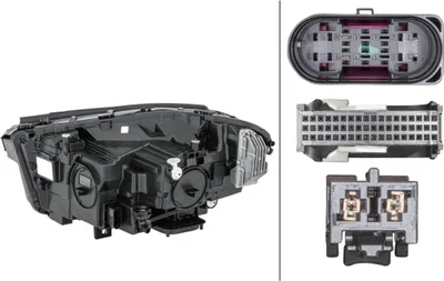 Obrázek produktu pro Hlavní světlomet pravý 12 V LED HELLA pro MERCEDES-BENZ GLA