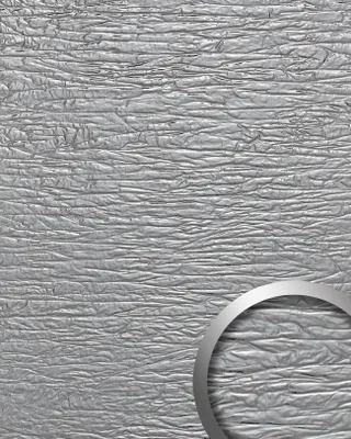 Productafbeelding van WallFace 19346 CRASHED MIRROR Decoratif paneel used-look glanzend zilver 2,6 m2