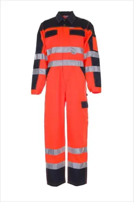 Produktbild von Planam Warnschutz Rallyekombi zweifarbig Gr. 46 orange/marine