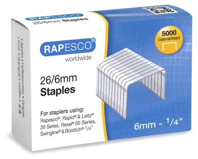 Productafbeelding van Verzinkte Nietjes Type 26/6 mm, 5000 Stuks