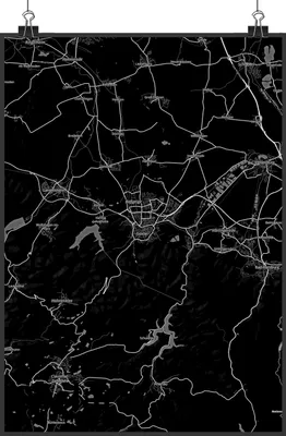 Produktbild von Mr. & Mrs. Panda Bild Goslar DIN A4 - Geschenk, wanddeko, Stadt Dorf Karte Landkarte Map Stadtplan, Plakat, Kunstdruck, drucke, Wandbild