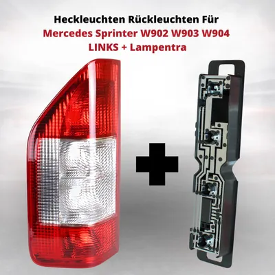 Zdjęcie produktu dla Reflektory tylne do Mercedesa Sprinter W902, W903, W904, lewa strona + obudowa lampy