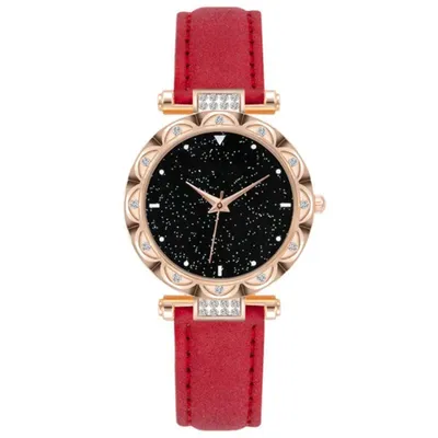 Produktbild von Uhr EM-33582 - Elegante Damen Uhr in Rot KP33582