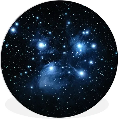 Produktbild von MuchoWow® Rundes Wandbild - Runde Bilder Universum - Planeten - Sterne - Jungen - Mädchen - Kinder Ø 30 cm Kreis Wanddekoration Kunststoff - Wandkreis - Wandschmuck - Schlafzimmer - Bilder - Der Kreis - Kunst für die Wohnung - Plastik - Kunstdruck - Wandbild