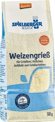 Produktbild von Spielberger Weichweizengrieß 500g