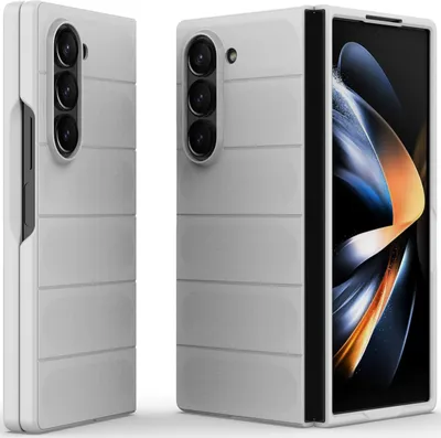 Obrázek produktu pro Pouzdro pro Samsung Galaxy Z Fold 6 Tvrdé PC Matné Nárazuvzdorné Protiskluzové Pouzdro Bílý