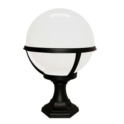Immagine prodotto di Lampada da terra da esterno a sfera bianca E27 60W Glenbeigh Elstead