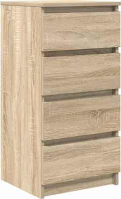 Image de Buffet chêne sonoma 37,5x35x76 cm bois d'ingénierie