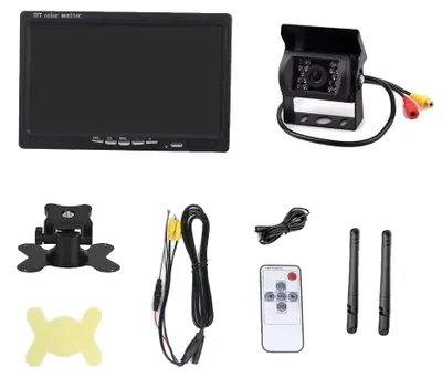 Immagine prodotto di Auto-Monitor, telecamera posteriore kabamera, visione notturna, monitor con telecamera