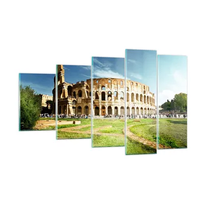Produktbild von Bilder auf glas - Archäologie Architektur Italien Kolosseum - 100x60cm - Glasbilder - Wandbilder - Kunstdruck - Wanddekoration aus Glas - Glas Bilder - Wandbild auf Glas - GEG100x60-2685