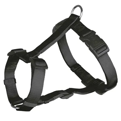 Produktbild von Trixie Classic H-Geschirr, M-L: 50-75 cm/20 mm, schwarz