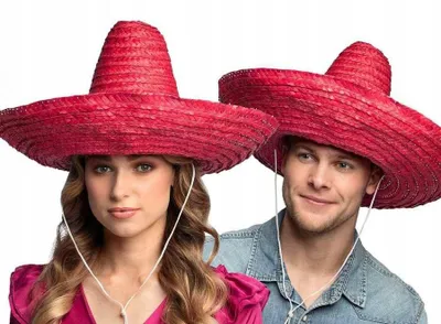 Obrázek produktu pro Boland Sombrero Klobouk Červený 49 cm
