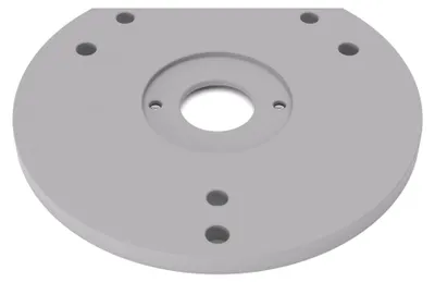 Produktbild von PRIWAS Adapterplatte passend für Bosch GOF 130 | Gleitplatte für Kopierhülsen passend für Bosch Oberfräsen